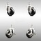 Service Caster 3 Inch 316SS Soft Rubber Wheel Swivel 12mm Threaded Stem Caster Brakes, 2PK SCC-SS316TS20S314-SRS-M1215-2-TLB-2 - alternate 1